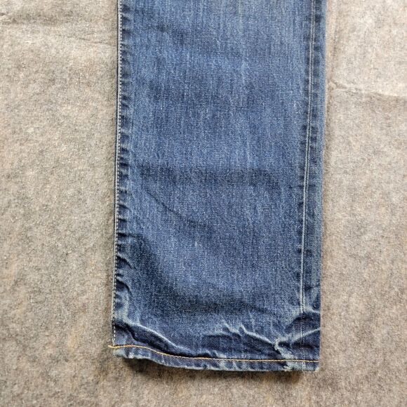 Todd Snyder Slim Fit Paint Destroyed Selvedge Denim Jean Indigo 38x32 NWT - Picture 6 of 16